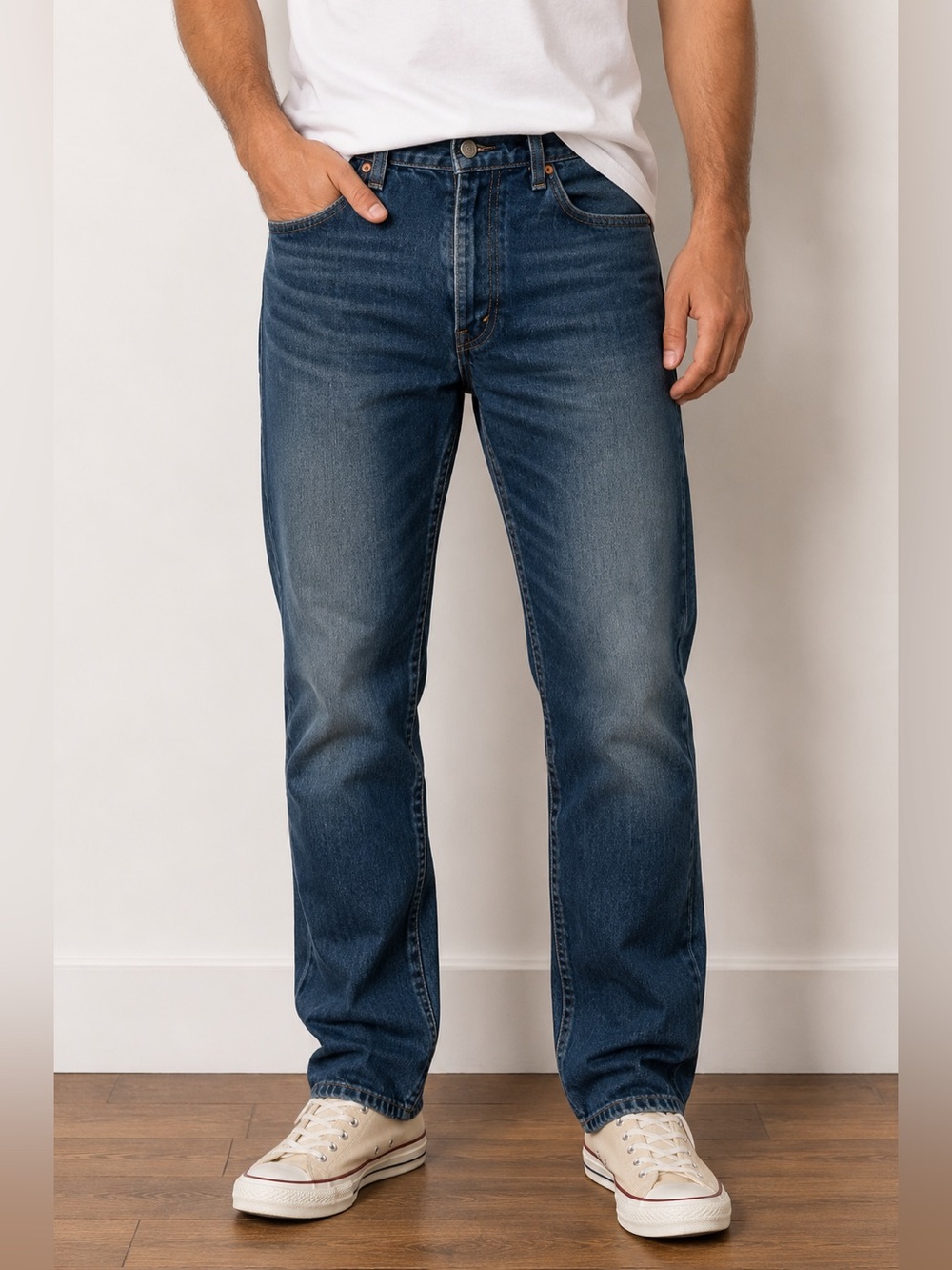 Levi’s 514 Straight Fit Men’s Jeans 38x34 Medium Wash Denim